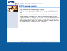 Tablet Screenshot of idmsweb.com